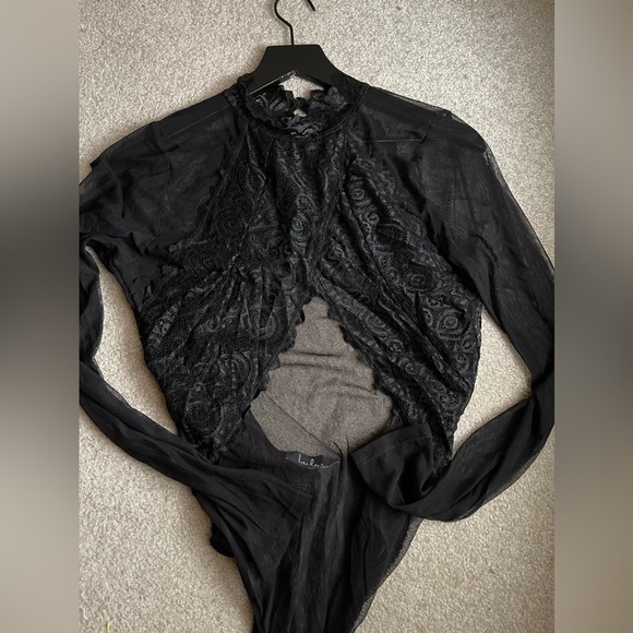 lulus mesh lace thong body suit show stopper - Picture 6 of 6